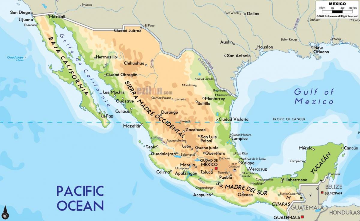 المكسيكي خريطة