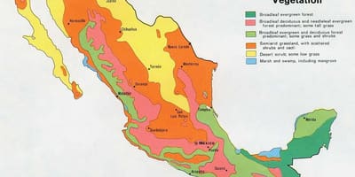 خريطة المكسيك natual ressources