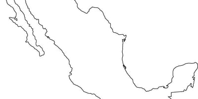 المكسيك مخطط خريطة
