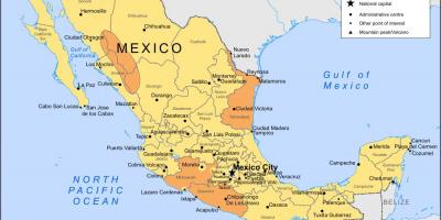 الطقس المكسيك خريطة