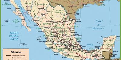 المكسيك في الخريطة